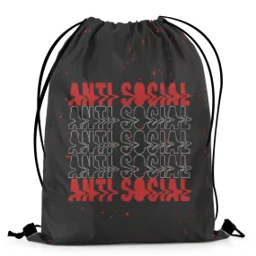 Anti Social DRAWSTRING BAG
