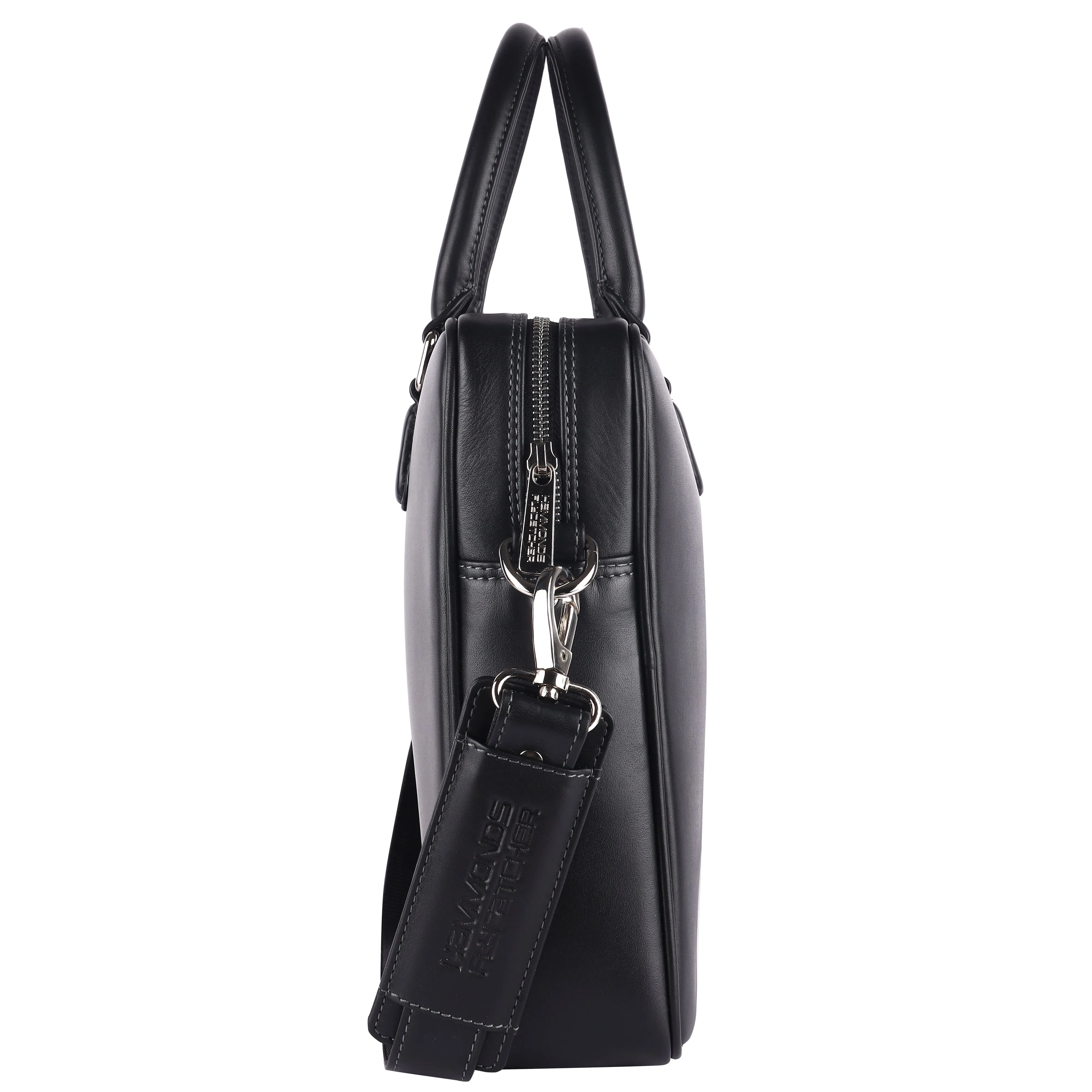 Genuine Leather Office Bag for Men, 15.6 Inch Laptop Bag, 1 Year Warranty