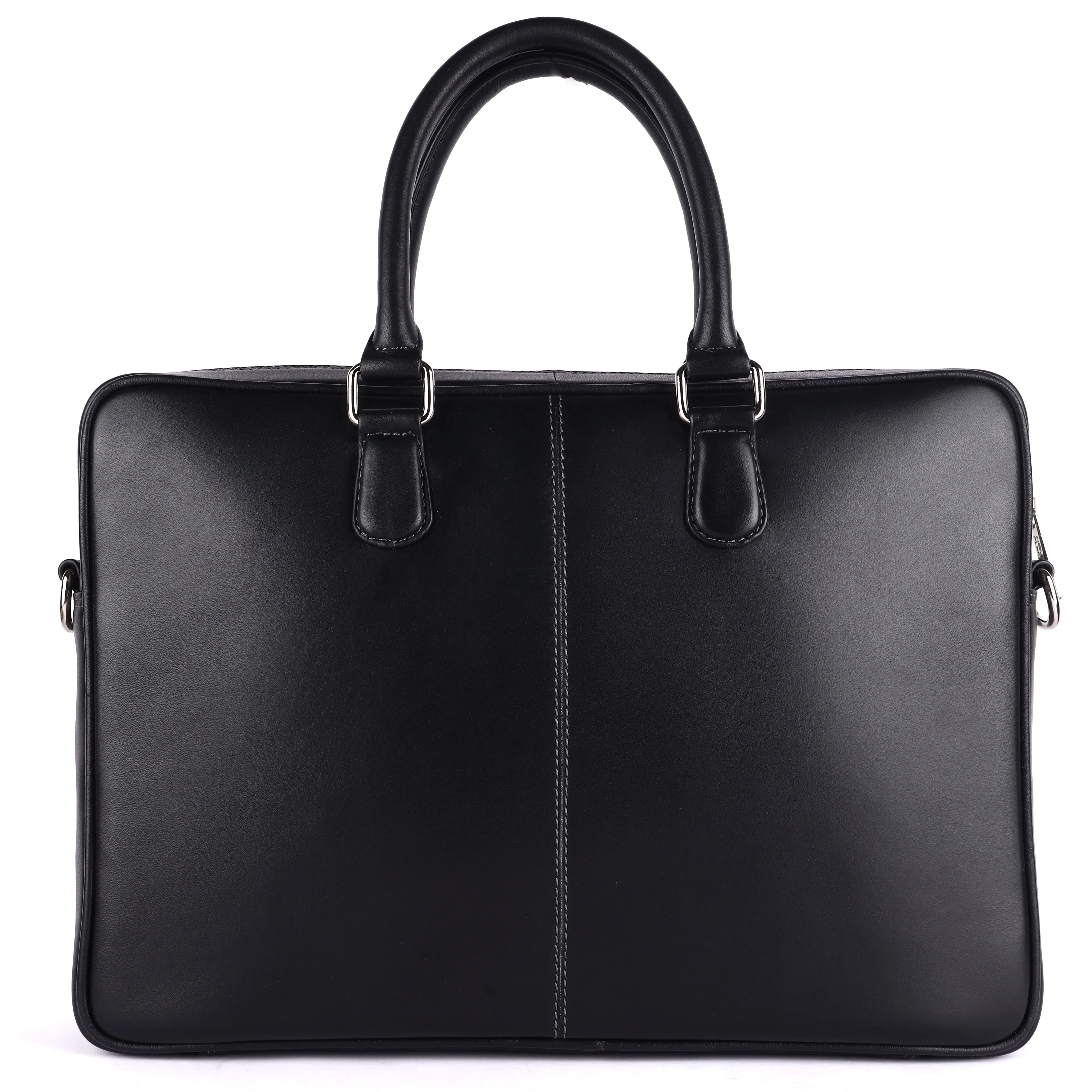 Genuine Leather Office Bag for Men, 15.6 Inch Laptop Bag, 1 Year Warranty