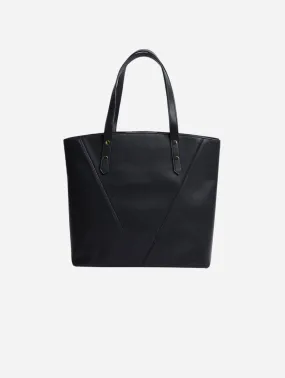 Honor Vegan Bio-Based Bamboo Leather Tote Bag | Black