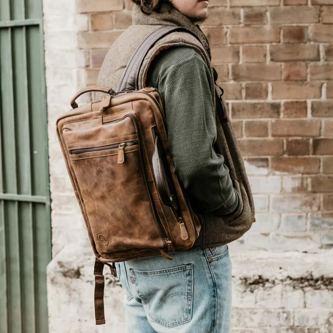 Leather Combination Bag - Arno