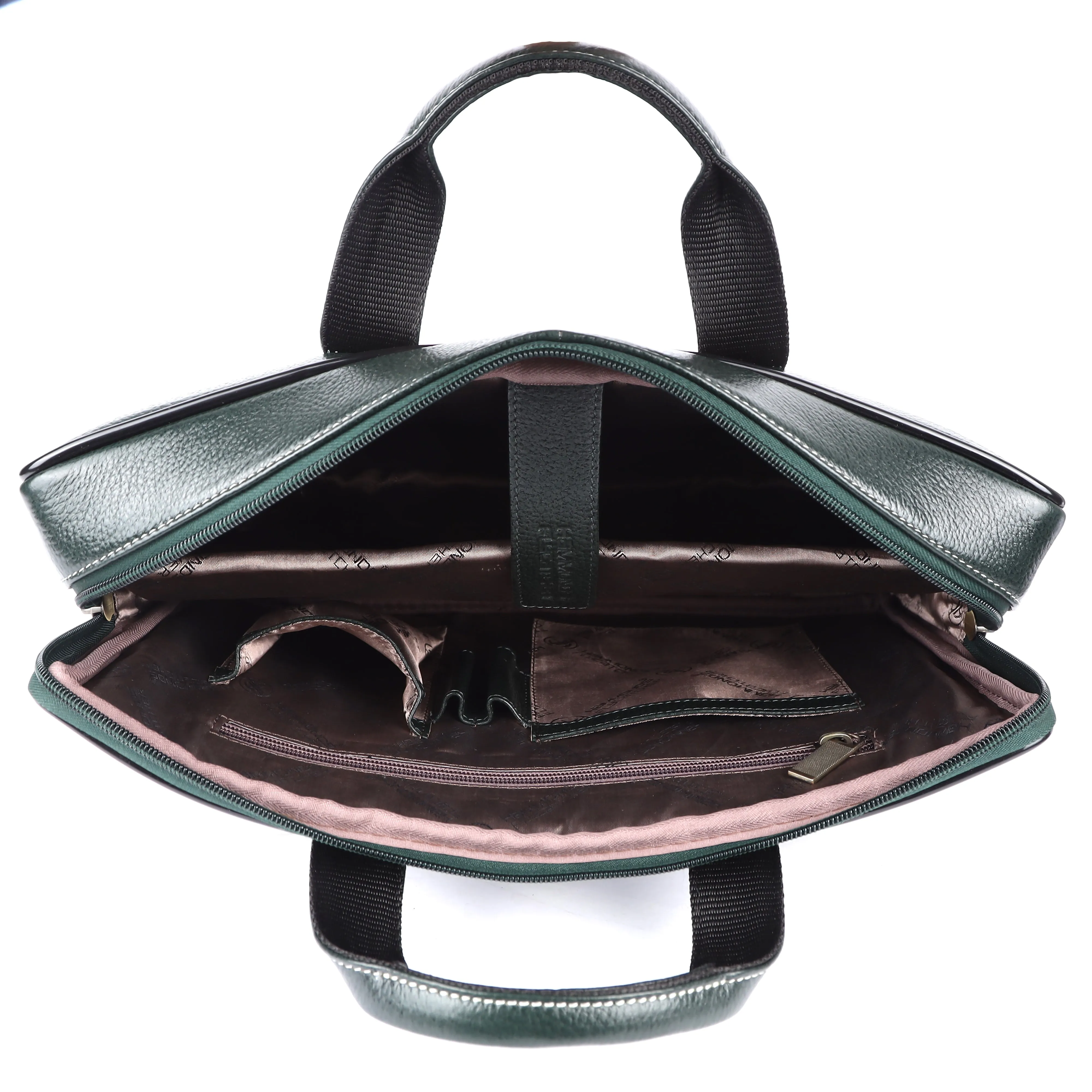 Office Bag for Men - Genuine Leather Laptop Bag - Fits Upto 14 Inch Laptop Bag/MacBook - 1 Year Warranty