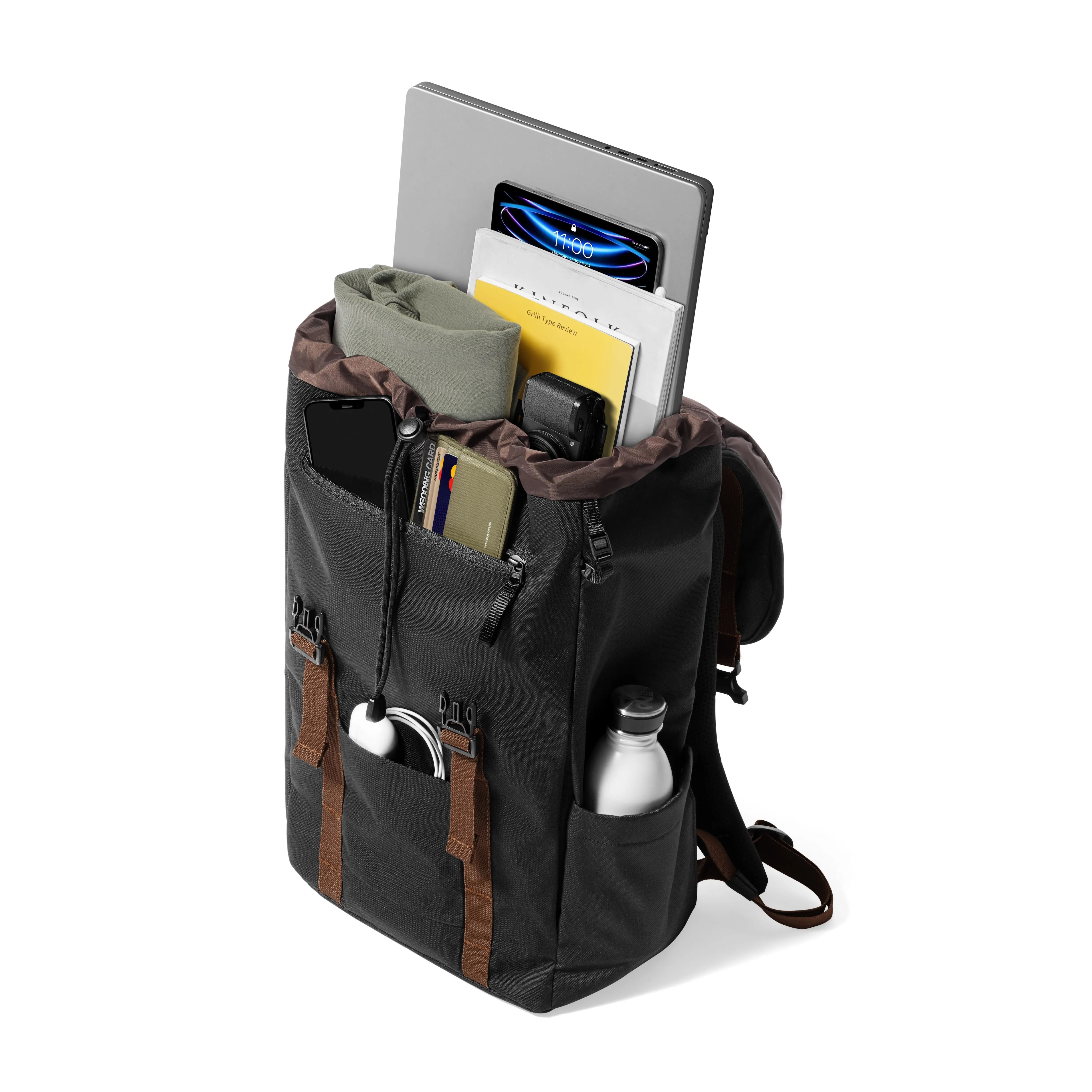 Tomtoc VintPack Laptop Backpack 15.6" (Black)